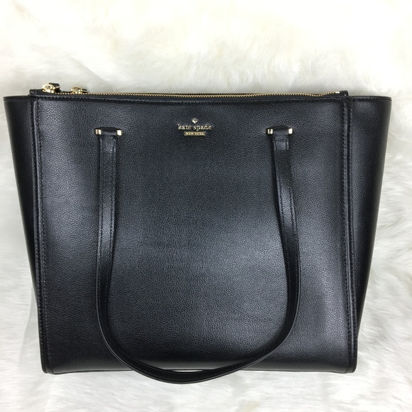 Kate Spade Black Pebbled Leather Lrg Shoulder Bag - Picture 3 of 8